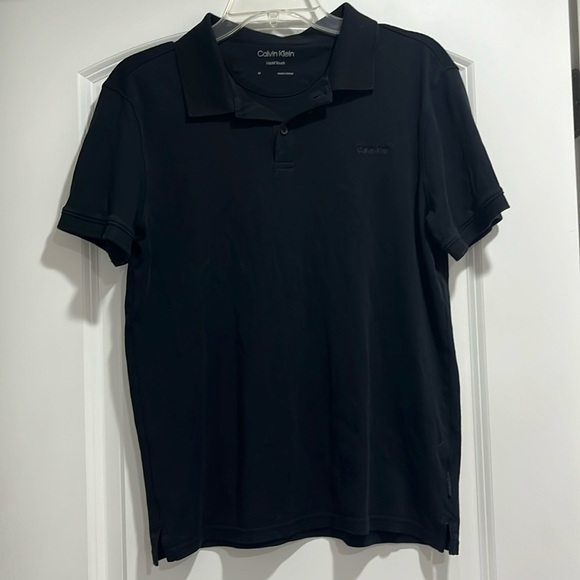 Calvin Klein Other - Calvin Klein liquid touch Black Polo Shirt Classic Design
